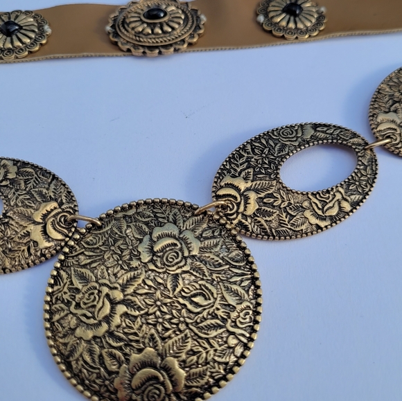 NWT Free People Vincent Choker in Brass Bohemian Boho - Picture 4 of 5